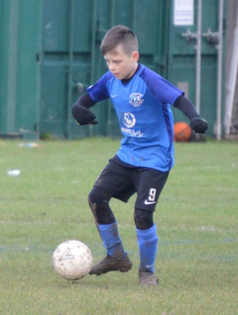 Ashley Stone's son, Jack, playing for Medway Utd. [image: Ashley Stone]