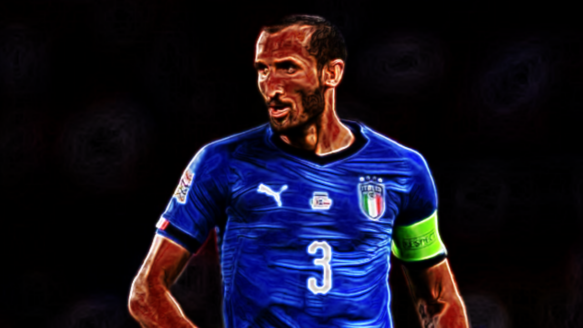 Maillot Italie Signé Giorgio Chiellini – Authentifié Beckett – Original